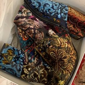 size 9 multicolor women’s ankle boots